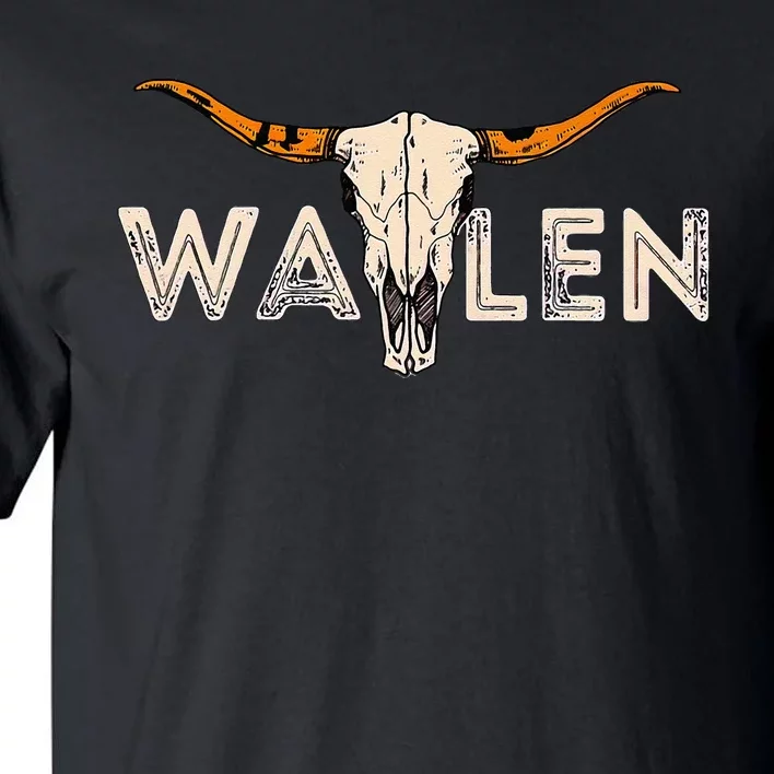 Western Country Music Girl Bull Skull Tall T-Shirt