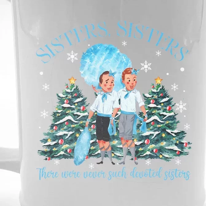 White Christmas Movie 1954 Sisters Pajamas Xmas Snow Holiday Gift Front & Back Beer Stein