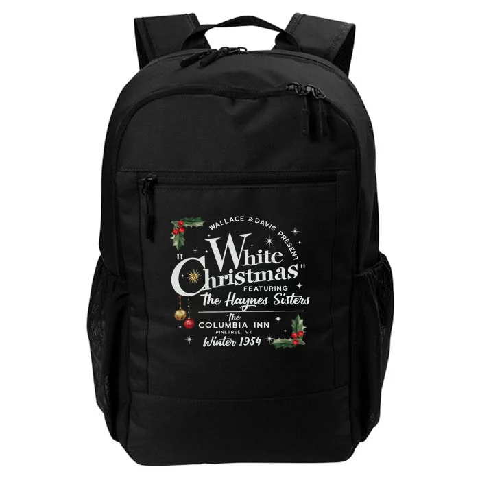 White Christmas Movie 1954 Xmas Song Haynes Sisters Xmas Daily Commute Backpack