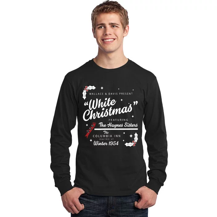 White Christmas Movie 1954 Xmas Song Haynes Sisters Xmas Tall Long Sleeve T-Shirt