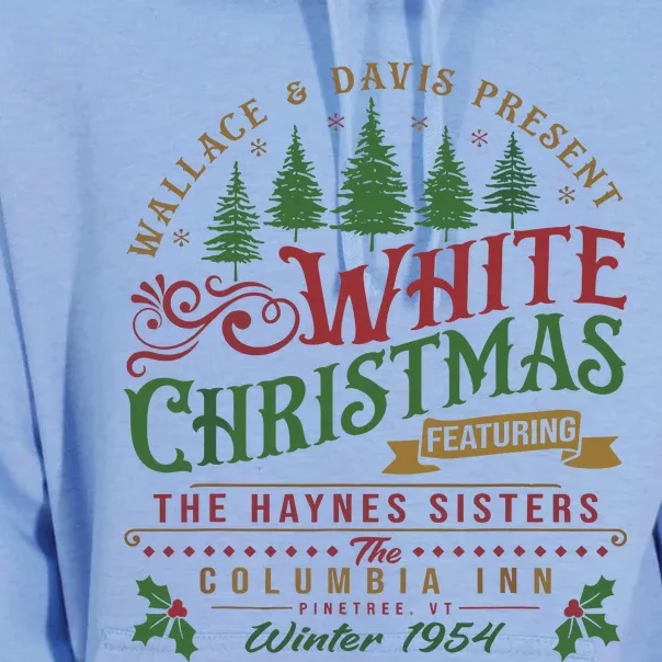 White Christmas Movie 1954 Xmas Song Haynes Sisters Xmas Unisex Surf Hoodie