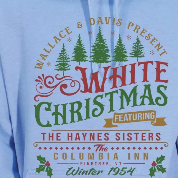 White Christmas Movie 1954 Xmas Song Haynes Sisters Xmas Unisex Surf Hoodie