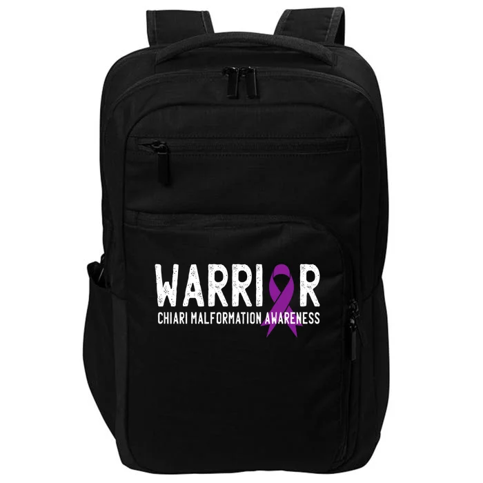 Warrior Chiari Malformation Awareness Purple Ribbon Fighter Cute Gift Impact Tech Backpack