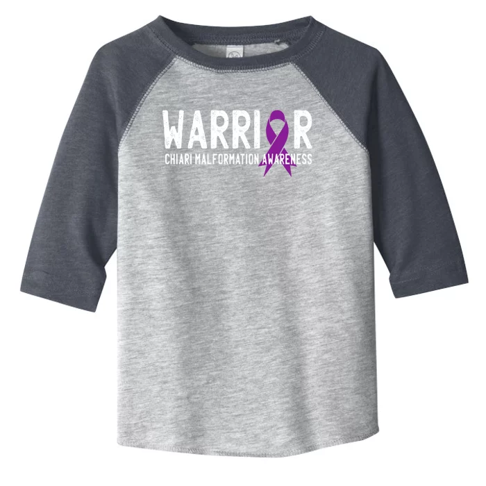 Warrior Chiari Malformation Awareness Purple Ribbon Fighter Cute Gift Toddler Fine Jersey T-Shirt