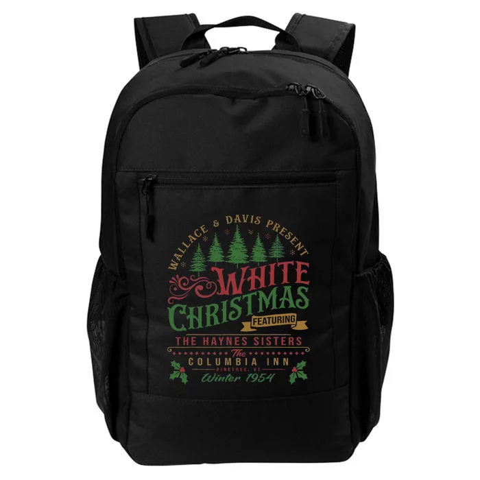 White Christmas Movie 1954 Xmas Song Haynes Sisters Xmas Daily Commute Backpack