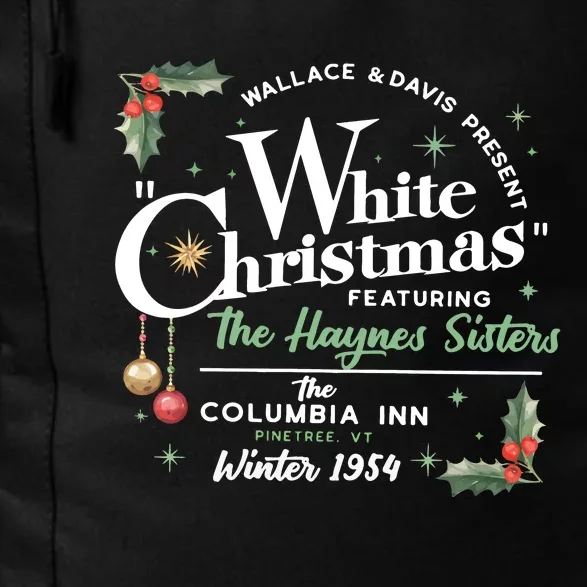 White Christmas Movie Christmas White Movie 1954 Daily Commute Backpack