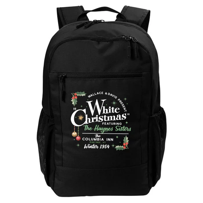 White Christmas Movie Christmas White Movie 1954 Daily Commute Backpack