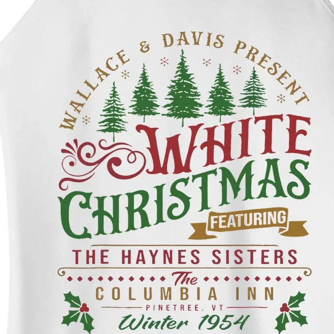 White Christmas Movie 1954 Xmas Song Haynes Sisters Xmas Women’s Perfect Tri Rocker Tank