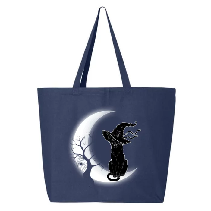 Witch Cat Moon Halloween 25L Jumbo Tote