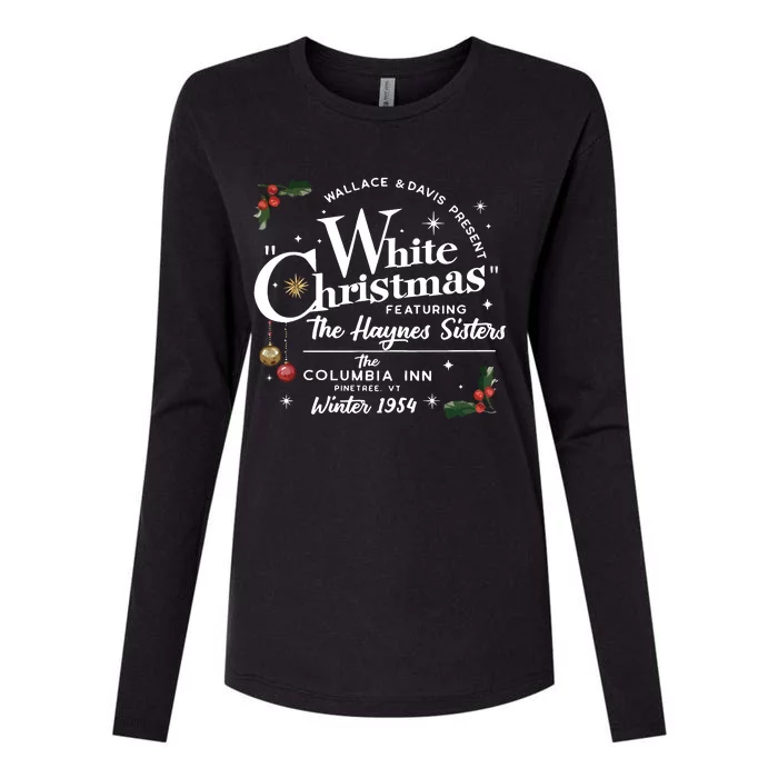 White Christmas Movie 1954 Womens Cotton Relaxed Long Sleeve T-Shirt