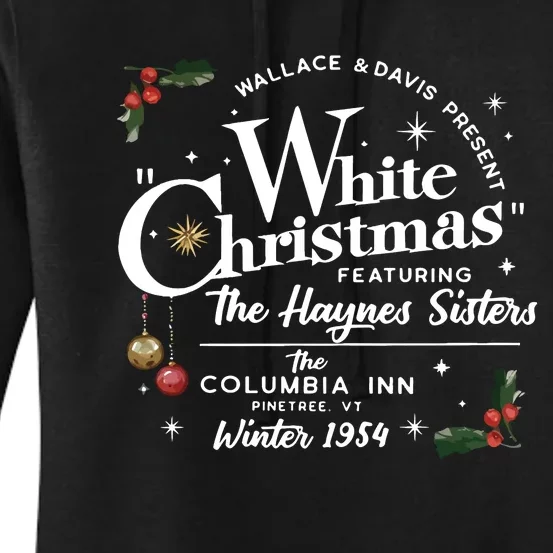 White Christmas Movie 1954 Women's Pullover Hoodie