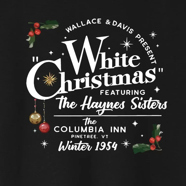 White Christmas Movie 1954 Women's Crop Top Tee