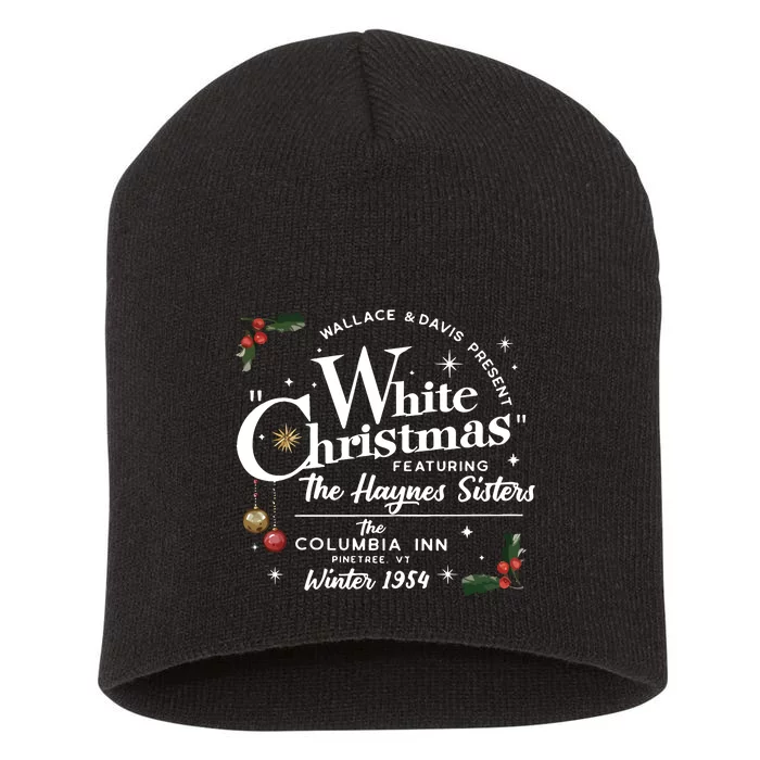 White Christmas Movie 1954 Short Acrylic Beanie