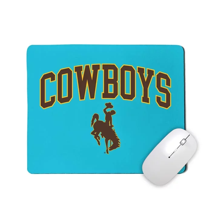 Wyoming Cowboys Cowboys Arch And Logo Gift Mousepad