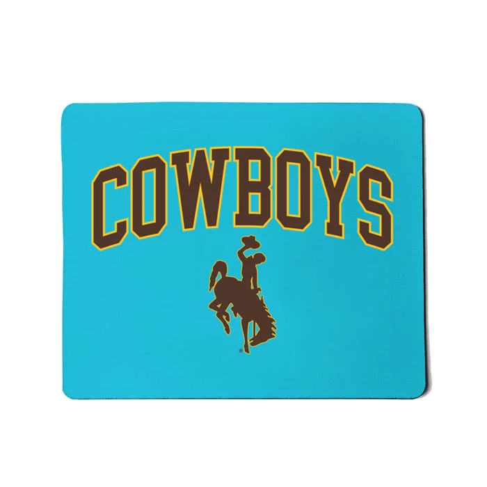 Wyoming Cowboys Cowboys Arch And Logo Gift Mousepad