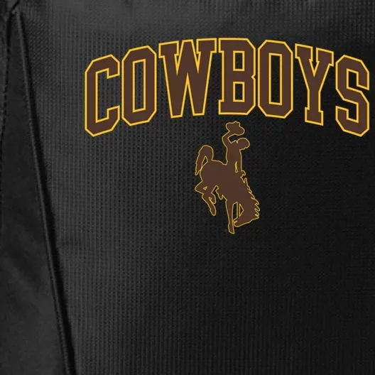 Wyoming Cowboys Cowboys Arch And Logo Gift City Backpack