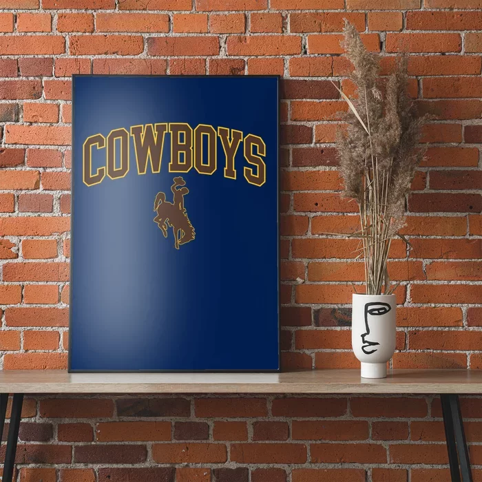 Wyoming Cowboys Cowboys Arch And Logo Gift Poster