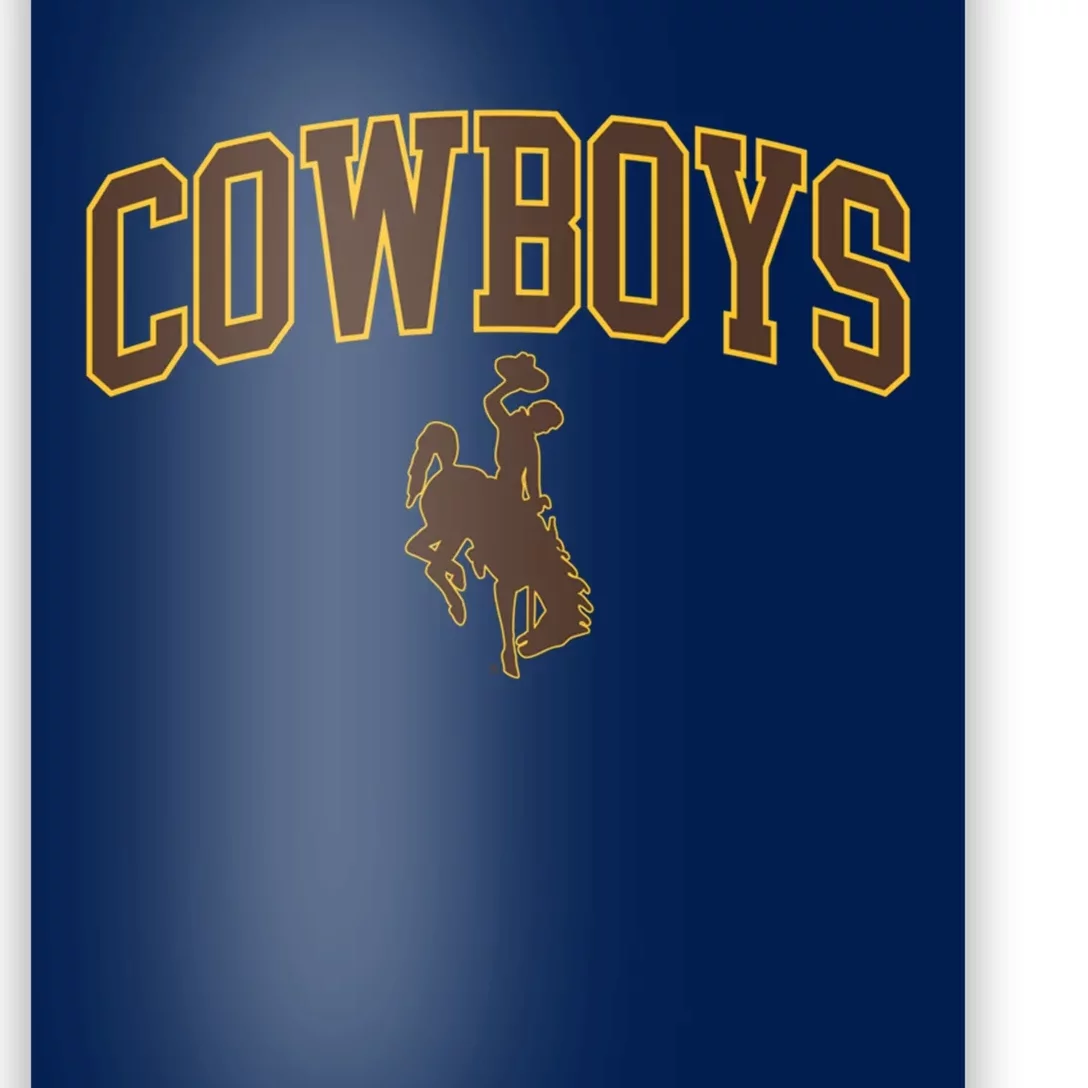 Wyoming Cowboys Cowboys Arch And Logo Gift Poster