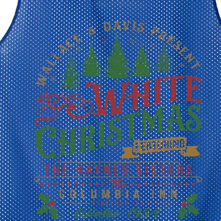 White Christmas Movie 1954 Xmas Song Haynes Sisters Xmas Mesh Reversible Basketball Jersey Tank