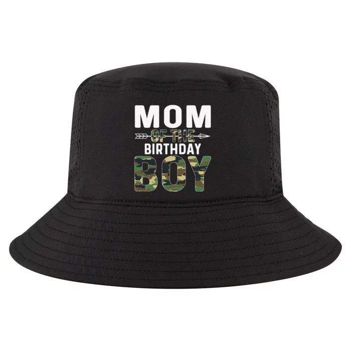 Wo Camouflage Mom of the Birthday Cool Comfort Performance Bucket Hat