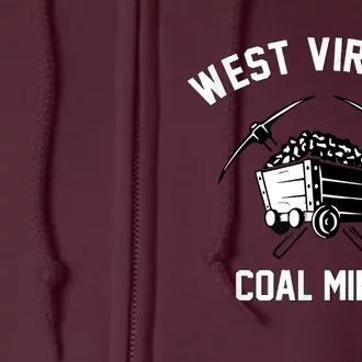 WV Coal Miner Full Zip Hoodie