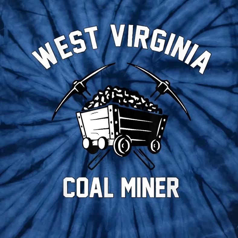 WV Coal Miner Tie-Dye T-Shirt