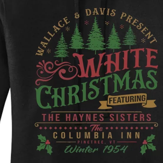 White Christmas Movie 1954 Xmas Women's Pullover Hoodie