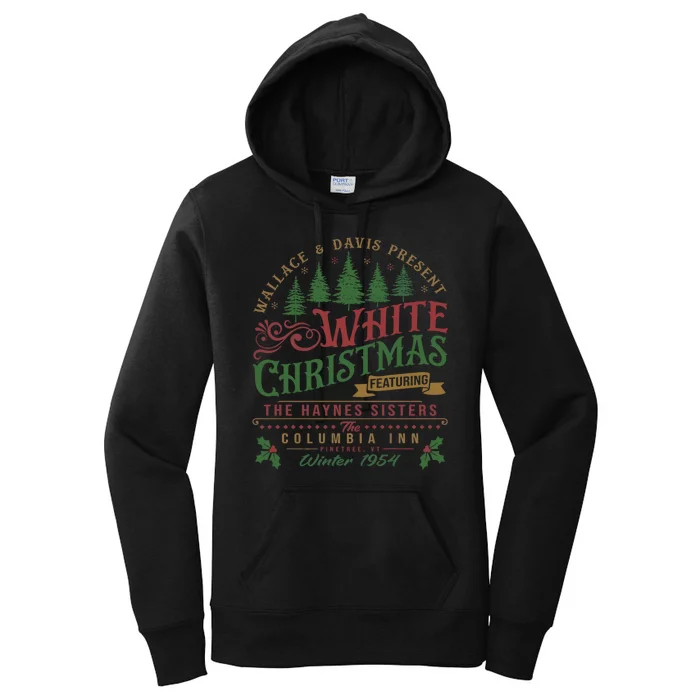 White Christmas Movie 1954 Xmas Women's Pullover Hoodie