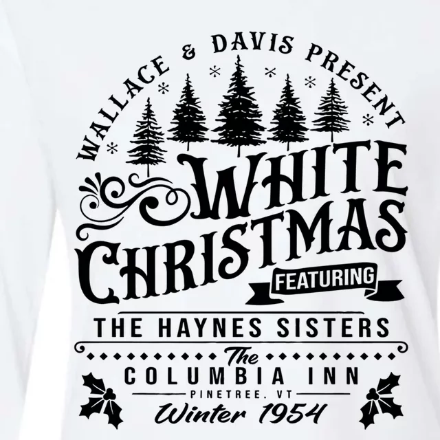 White Christmas Movie 1954 Xmas Womens Cotton Relaxed Long Sleeve T-Shirt