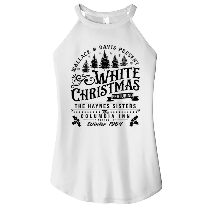 White Christmas Movie 1954 Xmas Women’s Perfect Tri Rocker Tank