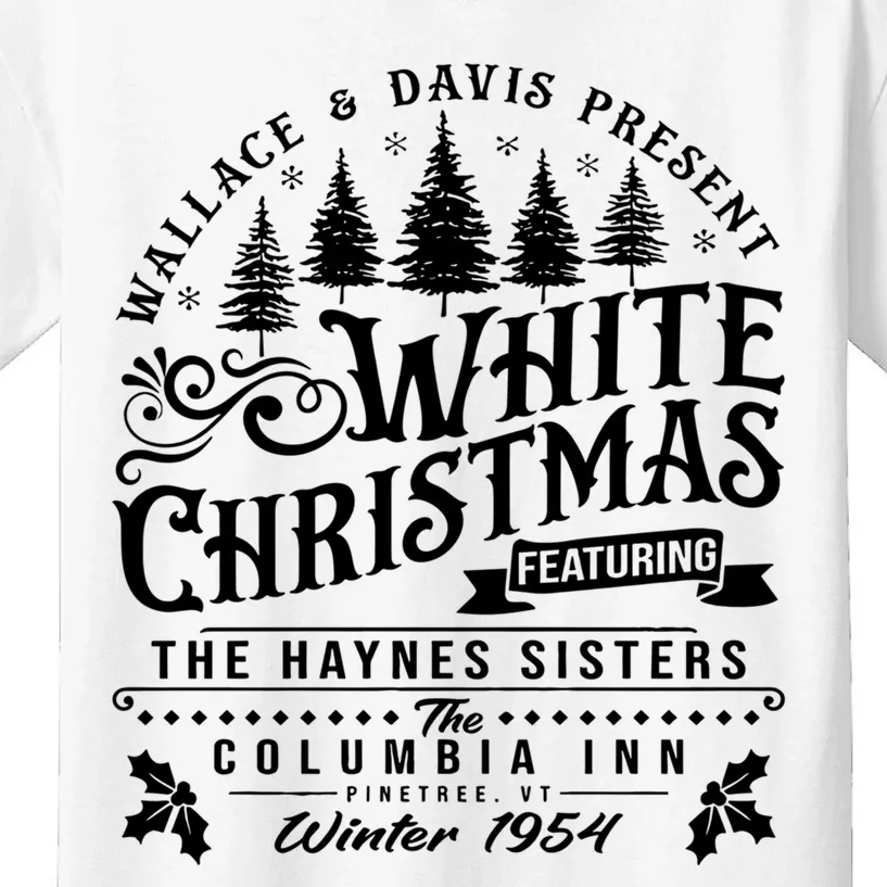 White Christmas Movie 1954 Xmas Kids T-Shirt