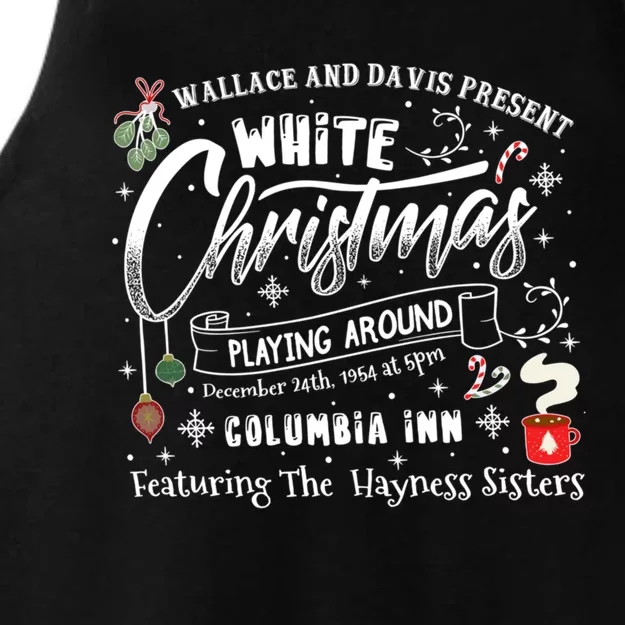 White Christmas Movie 1954 Xmas Ladies Tri-Blend Wicking Tank