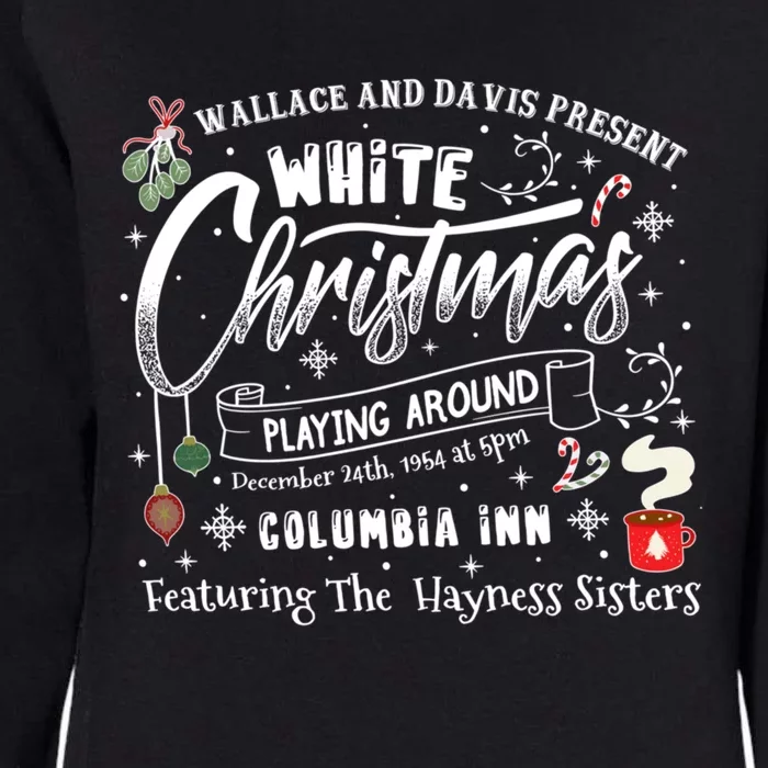 White Christmas Movie 1954 Xmas Womens California Wash Sweatshirt