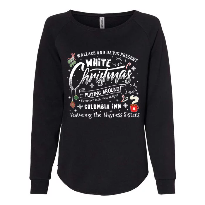 White Christmas Movie 1954 Xmas Womens California Wash Sweatshirt