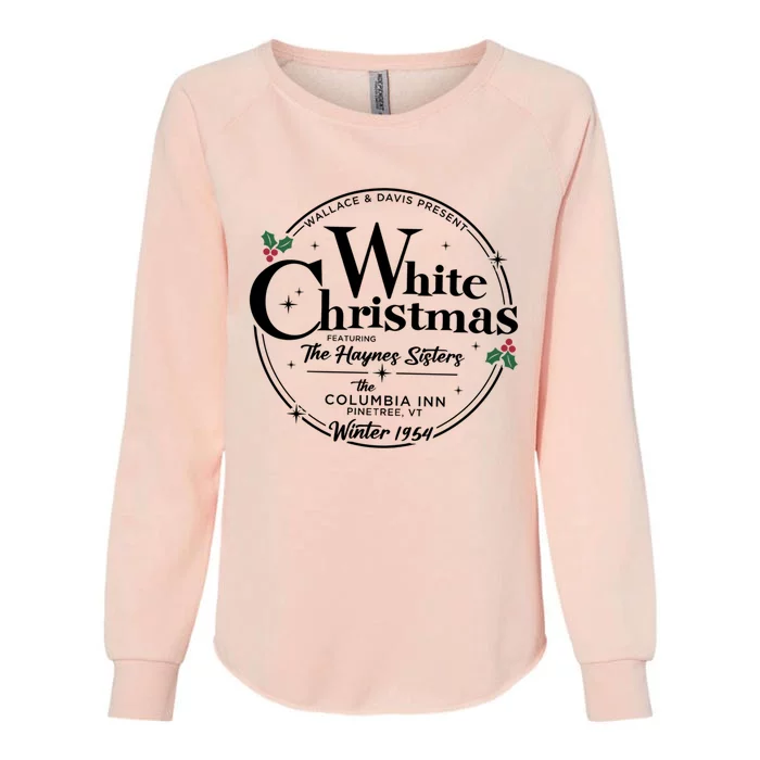 White Christmas Movie 1954 Xmas Womens California Wash Sweatshirt