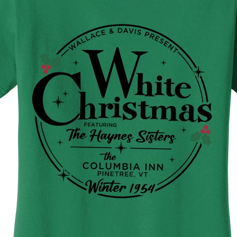 White Christmas Movie 1954 Xmas Women's T-Shirt