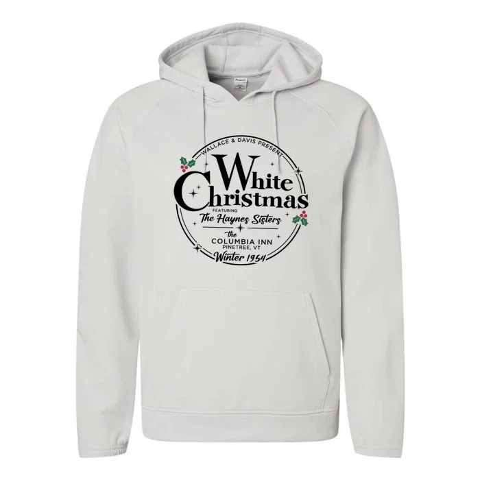 White Christmas Movie 1954 Xmas Performance Fleece Hoodie