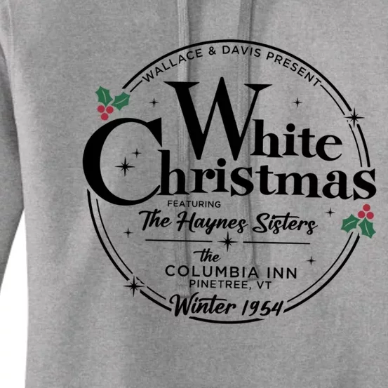 White Christmas Movie 1954 Xmas Women's Pullover Hoodie