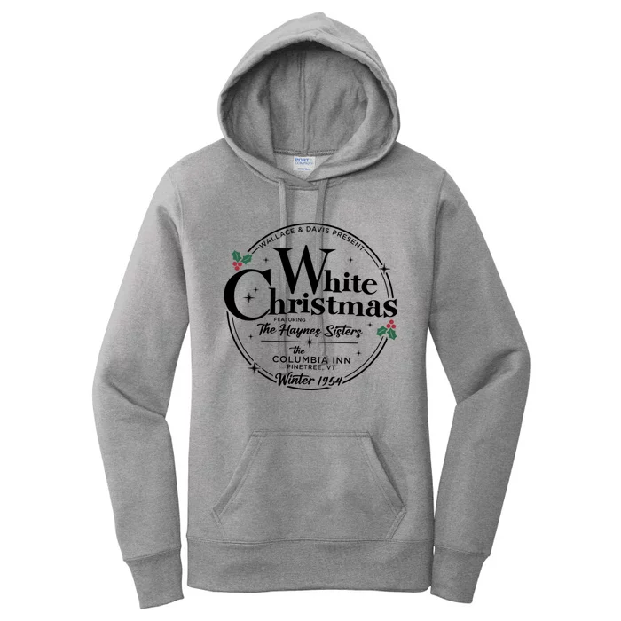 White Christmas Movie 1954 Xmas Women's Pullover Hoodie