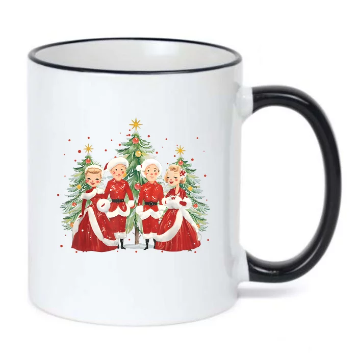 White Christmas Movie 1954 Xmas Song Holiday Pajamas Retro Black Color Changing Mug