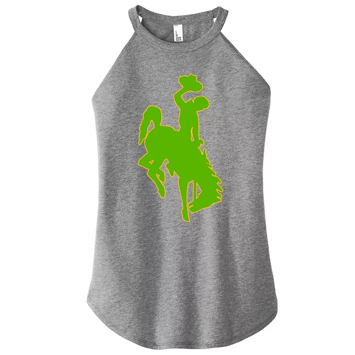 Wyoming Cowboys Cowboys Icon Gift Women’s Perfect Tri Rocker Tank