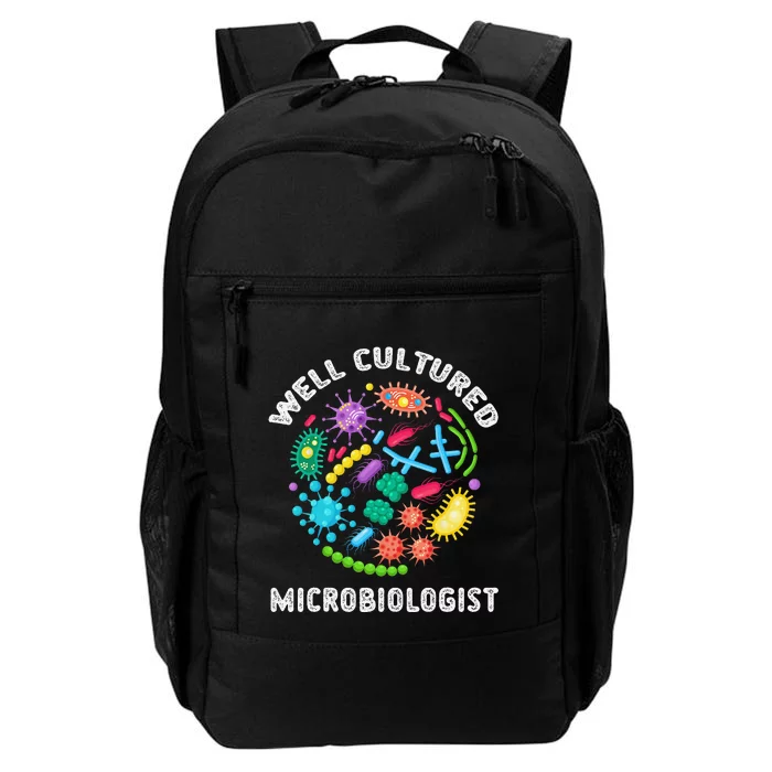 Well Cultured Microbiologist Science Microbiology Scientist Daily Commute Backpack