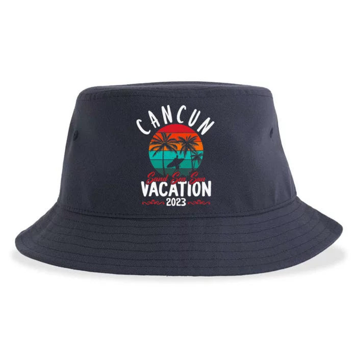 Wo Cancun Mexico Vacation Beach Family Friend Group Trip Sustainable Bucket Hat