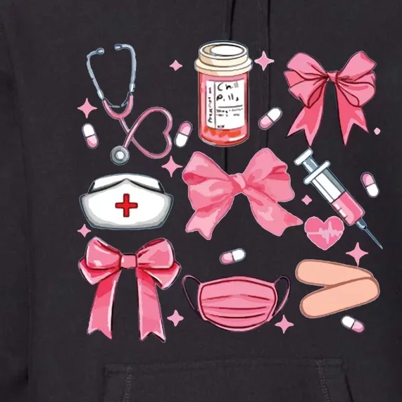 Work Cute Nurse Premium Hoodie