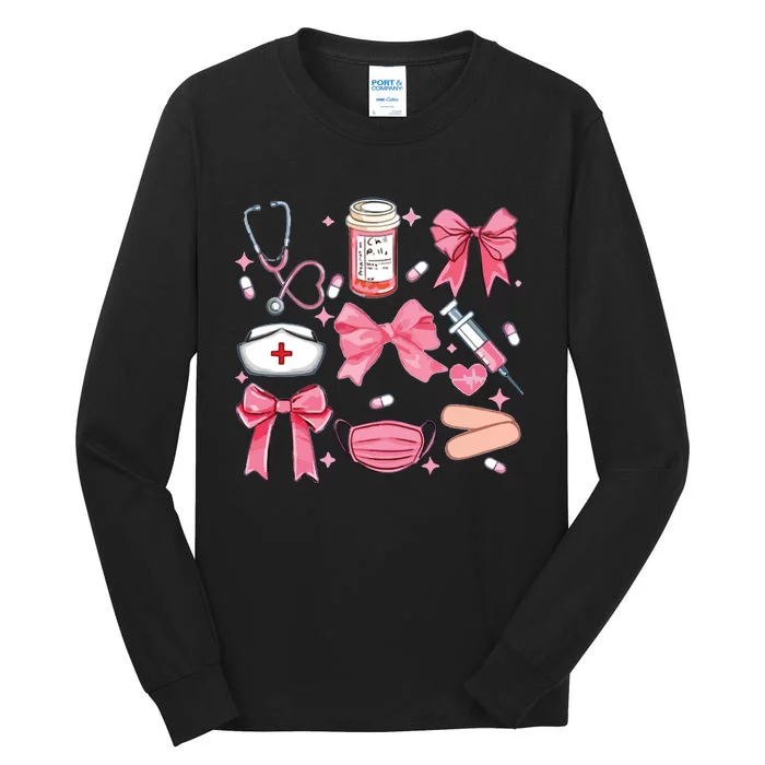 Work Cute Nurse Tall Long Sleeve T-Shirt