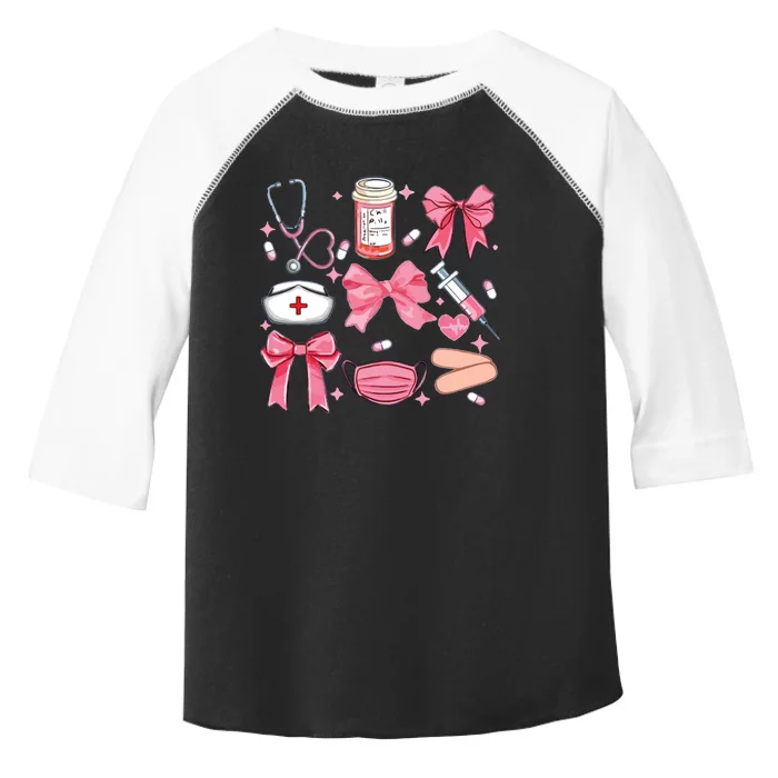 Work Cute Nurse Toddler Fine Jersey T-Shirt