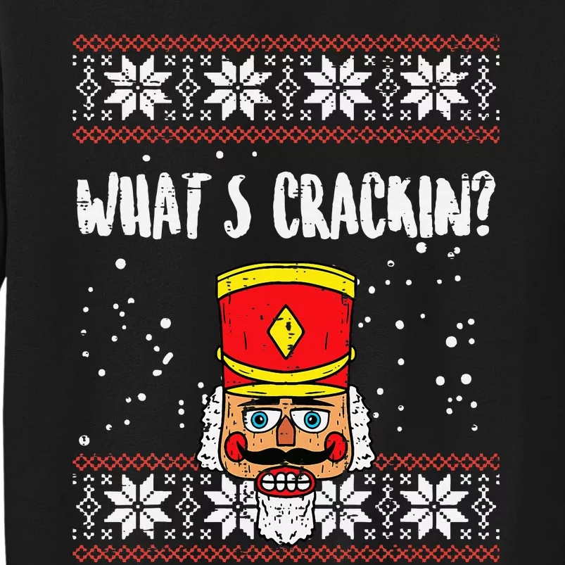 Whats Crackin Nutcracker Ugly Christmas Xmas Kids Sweatshirt