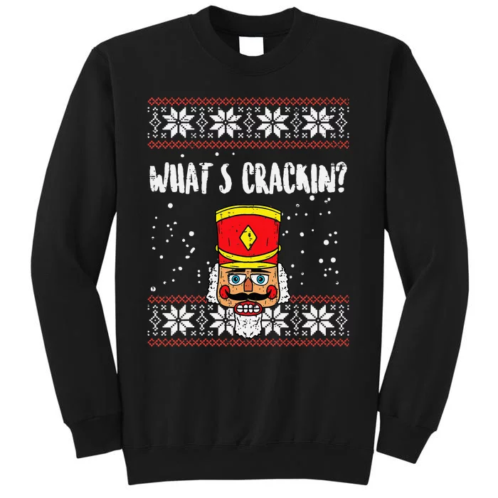 Whats Crackin Nutcracker Ugly Christmas Xmas Kids Sweatshirt