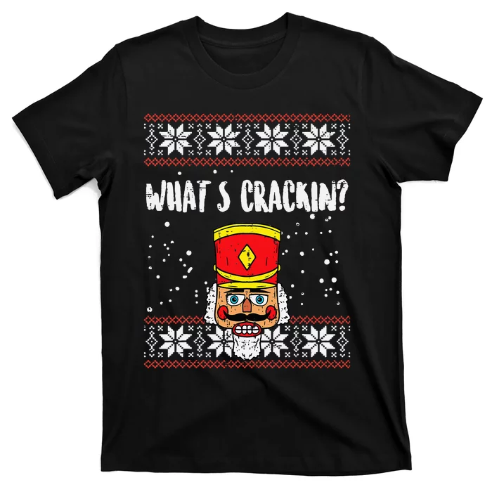 Whats Crackin Nutcracker Ugly Christmas Xmas Kids T-Shirt