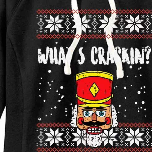 Whats Crackin Nutcracker Ugly Christmas Xmas Kids Women's Fleece Hoodie